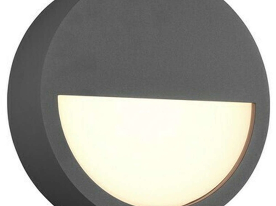 Φωτιστικό Τοίχου - Απλίκα Pedro 222860142 1x9W Led Φ20cm Anthracite Trio Lighting