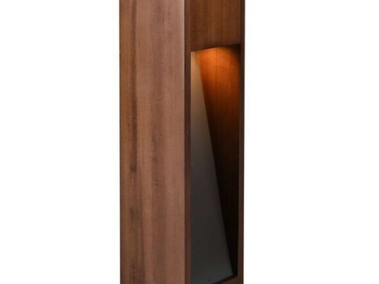Φωτιστικό Δαπέδου Canning 509660130 1xGU10 5W 10x10x40cm Natural Wood Trio Lighting