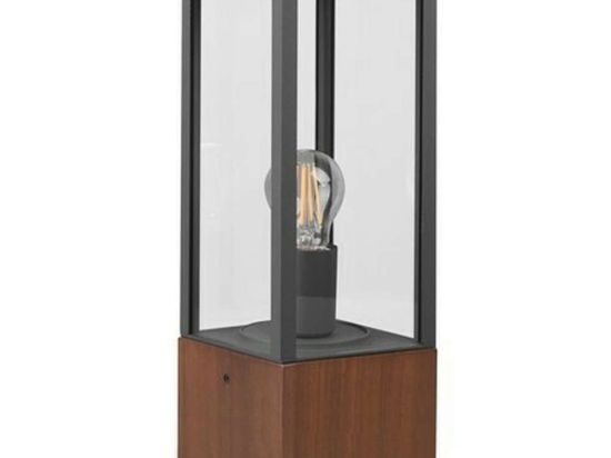Φωτιστικό Δαπέδου Garonne 501860130 1xE27 60W 14x14x40cm Natural Wood Trio Lighting