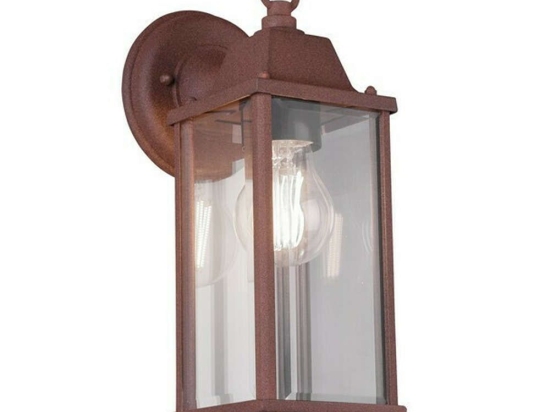 Φωτιστικό Τοίχου - Απλίκα Olona 201960124 1xE27 40W 11x29cm Rusty Trio Lighting
