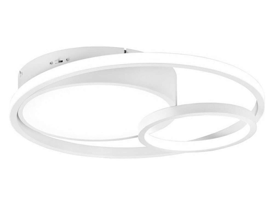 Φωτιστικό Οροφής - Πλαφονιέρα Vuelta R62233131 28W Led Φ48cm 9cm White Mat RL Lighting Μέταλλο