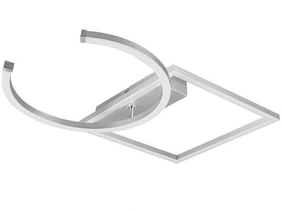 Φωτιστικό Οροφής - Πλαφονιέρα Pivot R62162105 23,5W Led 54x42x7cm Nickel RL Lighting Μέταλλο
