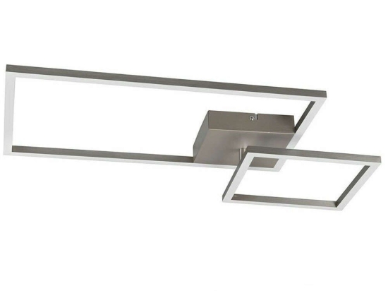 Φωτιστικό Οροφής - Πλαφονιέρα Padella R62642107 25W Led 37x63x7cm Nickel Mat RL Lighting Μέταλλο