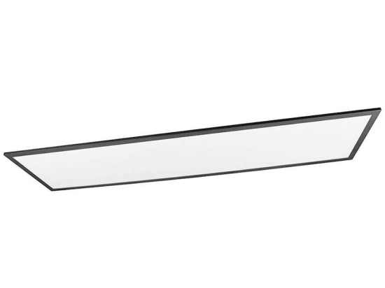 Φωτιστικό Οροφής - Πλαφονιέρα Gamma R62861232 33,5W Led 29x119x5cm Black Mat RL Lighting Μέταλλο