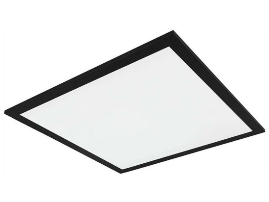 Φωτιστικό Οροφής - Πλαφονιέρα Alpha R62324532 18W Led 45x45x5cm Black Mat RL Lighting Μέταλλο