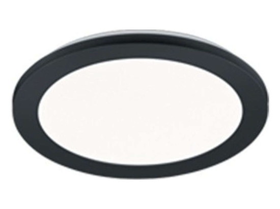 Φωτιστικό Οροφής - Πλαφονιέρα Camillus R62922432 24W Led Φ40cm 3cm Black Mat RL Lighting Πλαστικό