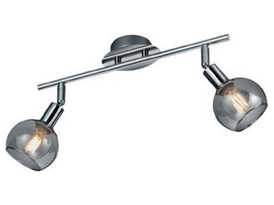 Φωτιστικό Οροφής - Σποτ Brest R80592006 2xE14 15W 9x40x20cm Chrome RL Lighting