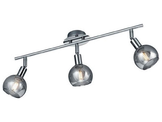 Φωτιστικό Οροφής - Σποτ Brest R80593006 3xE14 15W 9x58x20cm Chrome RL Lighting