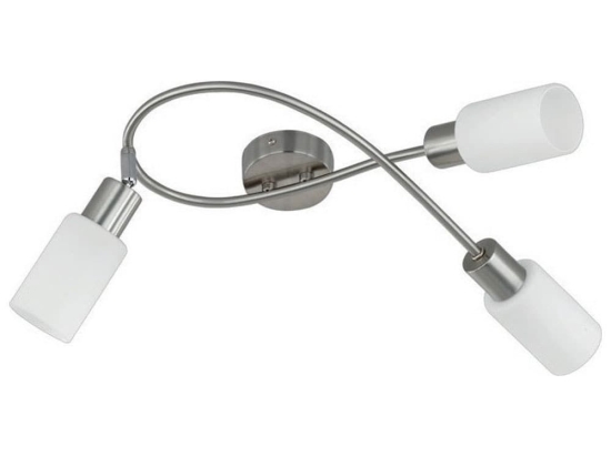 Φωτιστικό Οροφής - Σποτ Mars R80013907 3xE14 40W 31x45x22cm Nickel Mat RL Lighting
