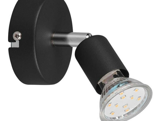 Φωτιστικό Οροφής - Σποτ Paris R80911032 1xGU10 35W Φ8cm 11cm Black Mat RL Lighting Μέταλλο