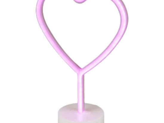 Φωτιστικό Επιτραπέζιο Heart R55210101 1,8W Led 10x20x30cm White RL Lighting Πλαστικό