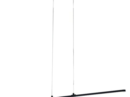 Φωτιστικό Οροφής - Ράγα Shanghai LED-SHANGHAI-S1 NERO 29W Led 100x150cm Black Luce Ambiente Design Αλουμίνιο