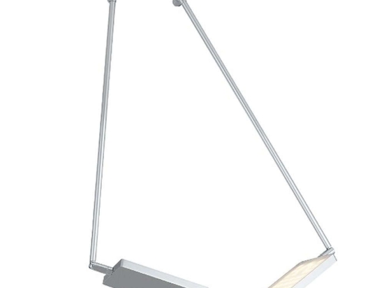 Φωτιστικό Οροφής Book LED-BOOK-PL-GR 2x17W Led 15-200x85cm Grey Luce Ambiente Design Αλουμίνιο