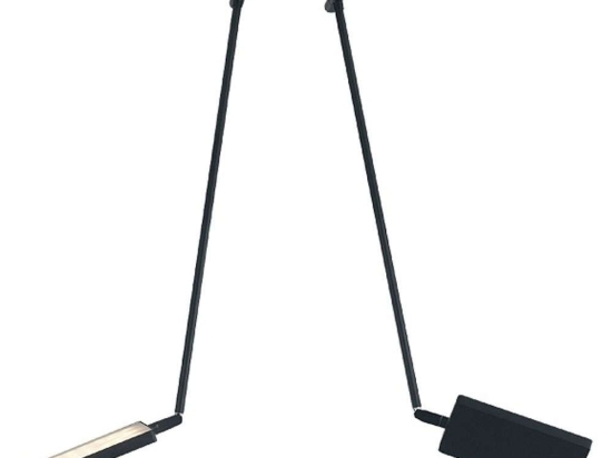 Φωτιστικό Οροφής Book LED-BOOK-PL-NERO 2x17W Led 15-200x85cm Black Luce Ambiente Design Αλουμίνιο