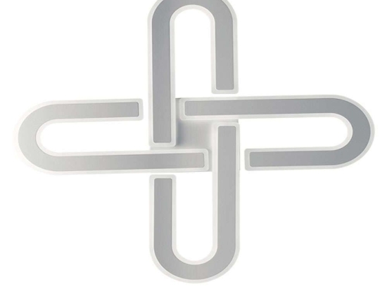 Φωτιστικό Οροφής - Πλαφονιέρα Obsession LED-OBSESSION-PL80 102W Dimmer Led 80x80x5cm Με Τηλεχειριστή Αλουμίνιο