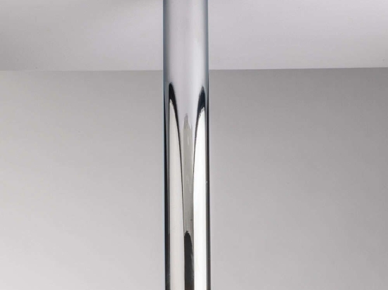 Φωτιστικό Οροφής - Πλαφονιέρα Fluke I-FLUKE-PL40 CR 1xGU10 Φ5,5cm 40cm Chrome Luce Ambiente Design Μέταλλο