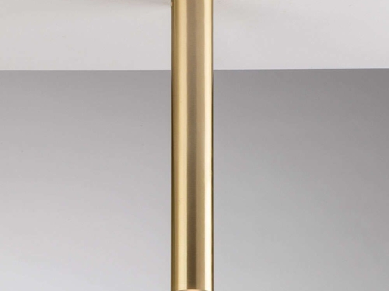 Φωτιστικό Οροφής - Πλαφονιέρα Fluke I-FLUKE-PL40 ORO 1xGU10 Φ5,5cm 40cm Gold Luce Ambiente Design Μέταλλο