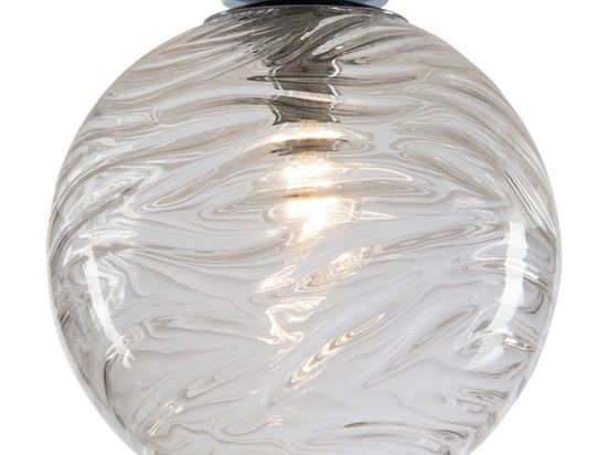 Φωτιστικό Οροφής - Πλαφονιέρα Nereide I-NEREIDE-G-PL30 TR 1xE27 Led  Φ30cm 30cm Clear Luce Ambiente  Γυαλί
