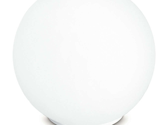 Φωτιστικό Επιτραπέζιο City I-LAMPD/L15 BCO 1xE14 Led Φ15cm 16cm White Luce Ambiente Design Γυαλί