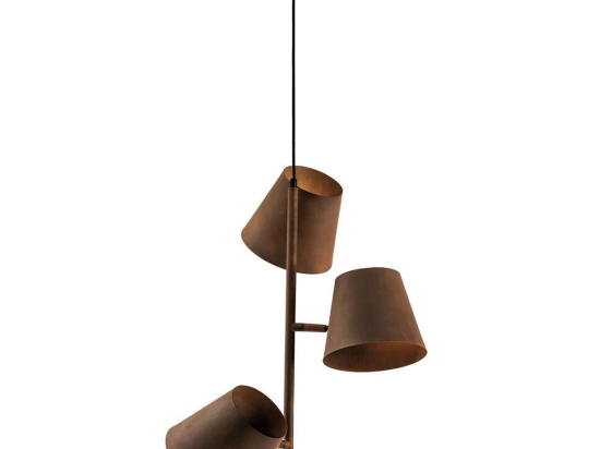 Φωτιστικό Οροφής Colt I-COLT-S3 RU 3xE27 Φ51cm 212cm Rust Luce Ambiente Design Μέταλλο