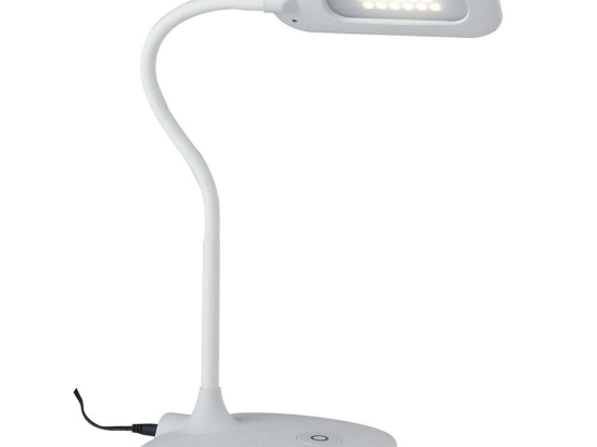 Φωτιστικό Γραφείου Darwin LEDT-DARWIN-WHITE 4,8W Led Dimmer 16x16x53,5cm Black Luce Ambiente Design