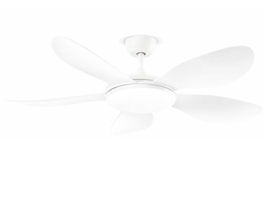 Ανεμιστήρας Οροφής Smarti 7172 B CT Με Φως Led 3000K 4000K 6000K Και Τηλεχειριστήριο D130x30cm White Perenz Διάμετρος 130cm