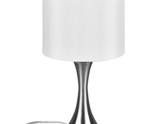 Φωτιστικό Επιτραπέζιο Sabia 515790107 20x37cm 1xE27 40W Nickel-White Trio Lighting