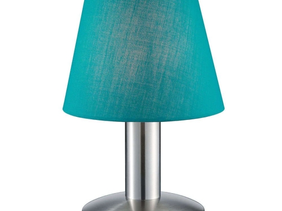 Φωτιστικό Επιτραπέζιο Mats II 599700119 14x24cm 1xE14 40W Nickel-Blue Trio Lighting