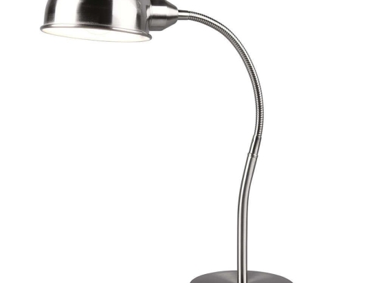 Φωτιστικό Επιτραπέζιο Perry 504900107 16x46cm 1xE27 10W Nickel Trio Lighting