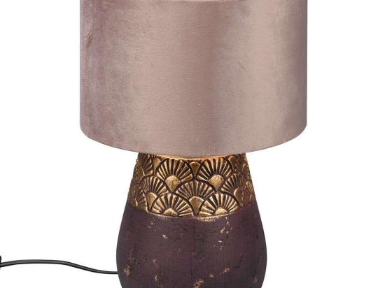 Φωτιστικό Επιτραπέζιο Kiran R51231094 26x38cm 1xE27 60W Brown-Pink RL Lighting