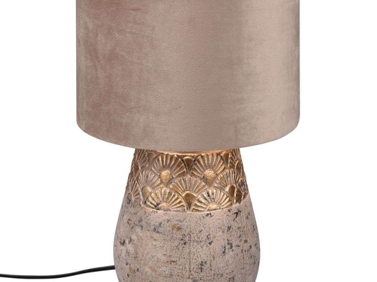 Φωτιστικό Επιτραπέζιο Kiran R51231061 26x38cm 1xE27 60W Beige RL Lighting