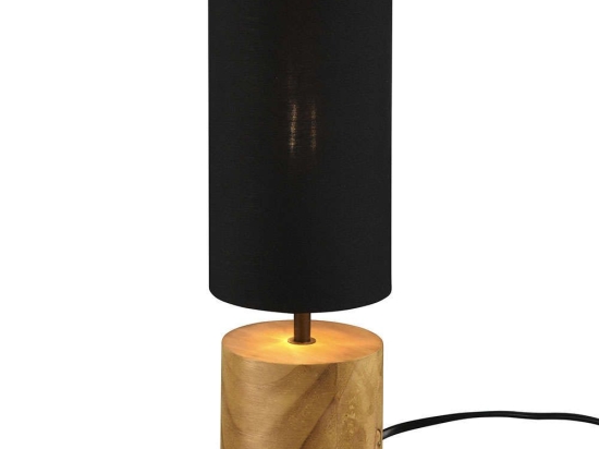 Φωτιστικό Επιτραπέζιο Woody R50171980 12x30cm 1xE14 40W Natural-Black RL Lighting