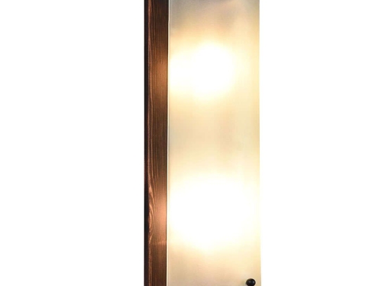 Φωτιστικό Τοίχου - Απλίκα Pali 212600256 14x10x45cm 2xE27 25W Brown-White Trio Lighting