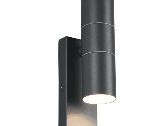 Φωτιστικό Τοίχου Με Αισθητήρα Laredo R20026942 7x21cm 2xGU10 10W Anthracite RL Lighting