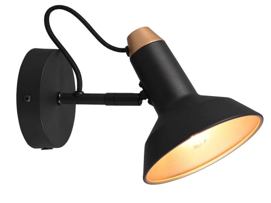 Φωτιστικό Τοίχου - Απλίκα Roxie 811900132 10x15x22cm 1xE14 10W Black Trio Lighting