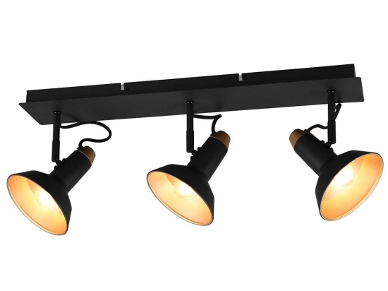 Φωτιστικό Οροφής - Σποτ Roxie 811900332 60x13x22cm 3xE14 10W Black Trio Lighting
