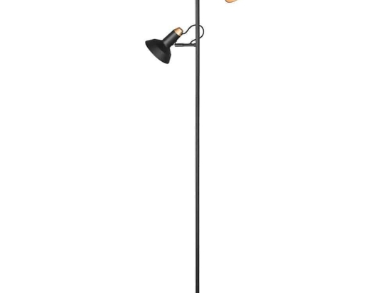 Φωτιστικό Δαπέδου Roxie 411900232 43x23x155cm 2xE14 10W Black Trio Lighting