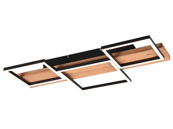Φωτιστικό Οροφής - Πλαφονιέρα Harper 622910332 65x34x7cm Led 1400Lm 30W Natural-Black Trio Lighting