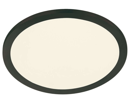 Φωτιστικό Οροφής - Πλαφονιέρα Phoenix 674093032 Φ30x4cm Dim Led 1700Lm 15W Black Trio Lighting