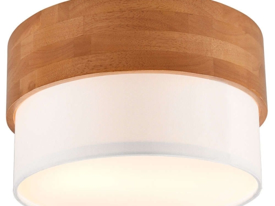 Φωτιστικό Οροφής - Πλαφονιέρα Seasons 611500201 30x22cm 2xE14 40W White-Brown Trio Lighting