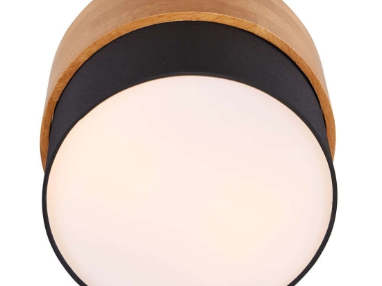 Φωτιστικό Οροφής - Πλαφονιέρα Seasons 611500202 30x22cm 2xE14 40W Black-Brown Trio Lighting