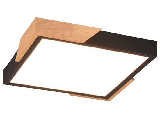 Φωτιστικό Οροφής - Πλαφονιέρα Meta R67191132 31x31x3cm Dim Led 2400Lm 20W Natural-Black RL Lighting