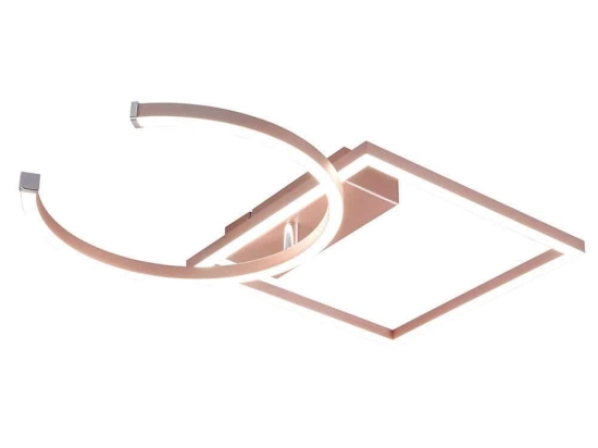 Φωτιστικό Οροφής - Πλαφονιέρα Pivot R62162499 42x54x7cm Dim Led 3000Lm 23,5W Rose Gold RL Lighting