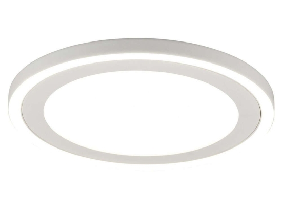 Φωτιστικό Οροφής - Πλαφονιέρα Carus R67223331 Φ34x4cm Led 2400Lm 16W White RL Lighting
