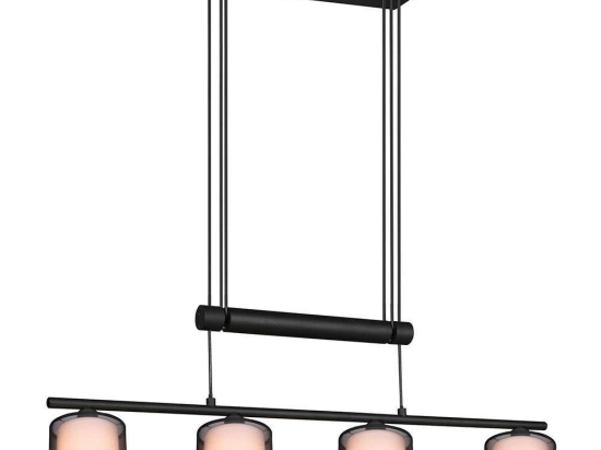 Φωτιστικό Οροφής - Ράγα Burton 311400432 82x12x150cm 4xE14 28W Black-White Trio Lighting