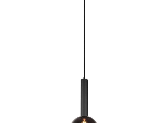 Φωτιστικό Οροφής Clayton 310300132 Φ20x150cm 1xE27 28W Black Trio Lighting