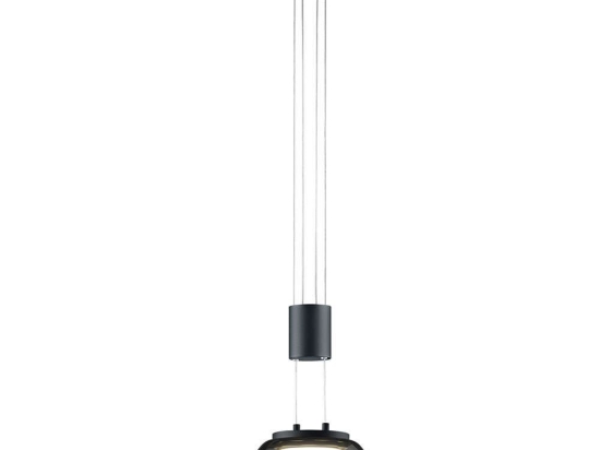 Φωτιστικό Οροφής Madison 342010132 Φ18x150cm Dim Led 900Lm 8W Black Trio Lighting
