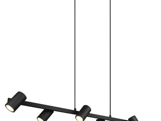 Φωτιστικό Οροφής - Ράγα Marley 302400632 115x18x150cm 6xGU10 35W Black Trio Lighting