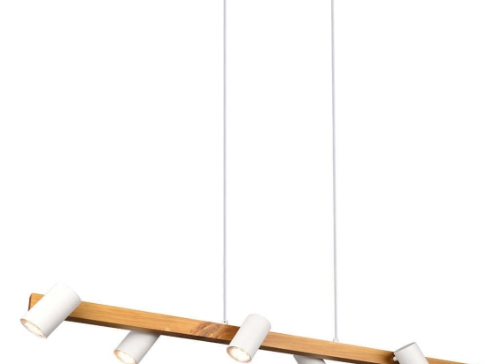 Φωτιστικό Οροφής - Ράγα Marley 312490631 115x20x150cm 6xGU10 35W Natural-White Trio Lighting