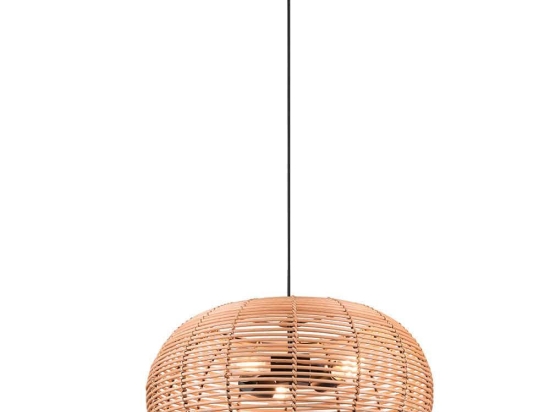 Φωτιστικό Οροφής Inga 312200336 50x150cm 3xE27 40W Black-Natural Trio Lighting